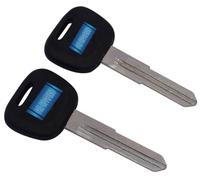 AEspares Compatible avec Suzuki Clé d'allumage vierge non coupée 2 avec logo S Compatible avec Swift