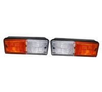 AEspares Ensemble de feux de stationnement LED pour garde-boue avant compatibles avec Mahindra Thar MM540 MM550