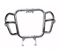 AEspares Jawa Barre de protection de jambe en acier chromé pour moto