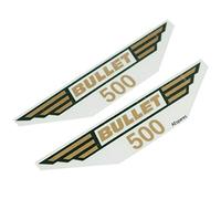 AEspares Lot d'autocollants dorés pour boîte à outils - Pour moto Royal Enfield 500