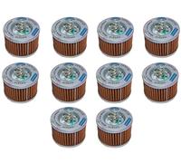 AEspares Lot de 10 filtres à huile compatibles avec Royal Enfield New Classic Reborn Meteor Hunter 350