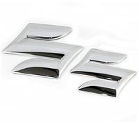 AEspares Lot de 2 badges monogramme chromés pour voiture Suzuki