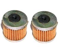 AEspares Lot de 2 filtres à huile compatibles avec Lml Star 125 150 4t Deluxe 125