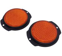 AEspares Lot de 2 réflecteurs orange compatibles avec les camions Willys M38 M151A1 M35 M37