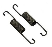 AEspares Paire de béquilles centrales noires pour Royal Enfield Bullet Classic 350 500 CC