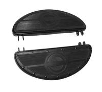 AEspares Paire de planchers ovales noirs compatibles avec motos Harley Davidson 83-20 16210164
