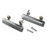 AEspares Paire de poignées de porte extérieures avec verrou poussoir et bouton de tirage compatible avec Suzuki SJ410 SJ413
