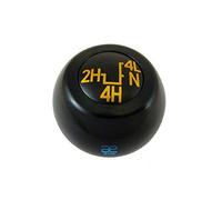 AEspares Poignées de levier de vitesse de transfert Suzuki Samurai 29344-80050 1986-88, Noir, Acier inoxydable, 100%