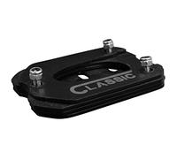 AEspares Rallonge de béquille latérale noire compatible avec Royal Enfield Reborn Classic 350