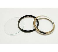 AEspares Réplique de lentille SMITHS en acier inoxydable 85 mm, lunette en verre et caoutchouc