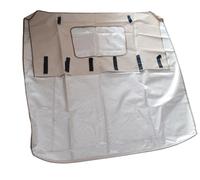 AEspares Toile souple d'été imperméable compatible avec Willys MB CJ 2A 3A Ford GPW
