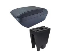 AESRTMJ Accoudoir De Voiture Pour Peugeot 107 Boîte De Rangement Accessoires D'intérieur De Voiture(F All Black No USB)