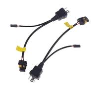 AESRTMJ Lentille De Projecteur Bi LED Et Xénon Pour Ampoule H4 Accessoires D'éclairage De Voiture Faisceau De Câbles De Relais H4 2 Pièces