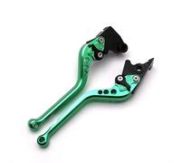 AESRTMJ Levier De Frein Et D'embrayage Réglable En Aluminium Poignée Longue/courte Pour Moto Pour Yamaha MT-25 MT25 2018-2022(Vert,Long)