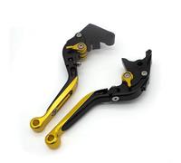 AESRTMJ Levier De Frein Et D'embrayage Réglable Pliable Extensible Pour Motos Pour CB500F CB500X CBR500R 2022-2025(Or)