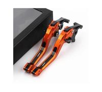 AESRTMJ Pour KYMCO AK550 2017-2022 2021 2020 Accessoires moto Levier de frein et d'embrayage réglable 3D(Orange)