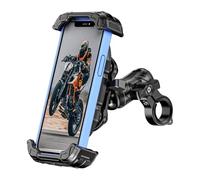 AESRTMJ Support en Silicone Type De Traction 360 Rotatif pour Téléphone Portable Vélo pour Moto Sécurité pour(Handlebar)