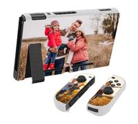 AESTHESTIFY Coque de Protection Personnalisée pour Nintendo Switch avec Photo, Grise, Housse Fine et Souple en TPU, Personnalisée avec Image, Logo ou Nom