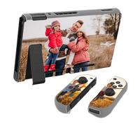 AESTHESTIFY Coque de Protection Personnalisée pour Nintendo Switch avec Photo, Transparente, Housse Fine et Souple en TPU, Personnalisée avec Image, Logo ou Nom