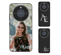 AESTHESTIFY Coque personnalisée pour Honor Magic8 Lite Photo personnalisée - En silicone TPU liquide, coque de protection fine, souple et résistante aux chocs, logo d'image personnalisée, texte de