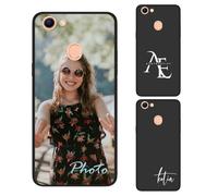 AESTHESTIFY Coque personnalisée pour Oppo A73 Photo personnalisée - En silicone TPU liquide, coque de protection fine, souple et résistante aux chocs, logo d'image personnalisé, texte, coque de