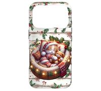 Aesthetic Cat Stuff Shabby Chic Mistletoe Decor Christmas Coque pour iPhone 17 Pro