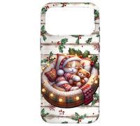 Aesthetic Cat Stuff Shabby Chic Mistletoe Decor Christmas Coque pour iPhone 17 Pro Max