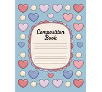 Aesthetic Cute Preppy Composition Notebook: 120 Pages Composition Book, with Linework Cover Design, suitable for Creative Writing, School Notes, ... with Linework Cover Design, suitable for Crea