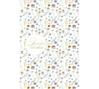 Aesthetic Floral Recipe Notebook: Elegant Floral DIY Cookbook to Write In, Serene Nature Edition, 100 Recipe Pages with Dish Name Index, 6 x 9 Inches