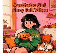 Aesthetic Girl Cozy Fall Vibes Coloring Book: Enjoy Hours Of Coloring Fun Little Hands Coloring Pages Great Christmas Gift For Boys And Girls Boost ... FavorEnjoy Hours Of Coloring Fun Little Hands