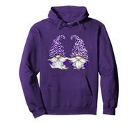 Aesthetic Lilac Gnomes for Awareness Lavender Purple GNOME Sweat à Capuche