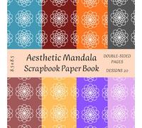 Aesthetic Mandala Scrapbook Paper Book: 20 Double-Sided Pages with Shimmer & Gradient Effects 8.5 x 8.5": Decorative Craft Paper Featuring the Same ... Collage, and Creative Art Projects