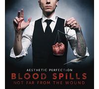 Blood spills not far from the wound
