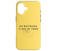Aesthetic Urban Design, My Boyfriend is Out of Town Coque pour iPhone 16