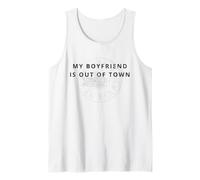 Aesthetic Urban Design, My Boyfriend is Out of Town Débardeur