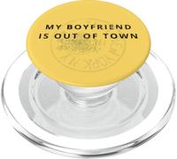 Aesthetic Urban Design, My Boyfriend is Out of Town PopSockets PopGrip pour MagSafe