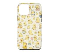 Aesthétique drôle d'oie Mignon Motif de Canard Fermier sur Beige Coque pour iPhone 12 Mini