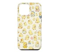 Aesthétique drôle d'oie Mignon Motif de Canard Fermier sur Beige Coque pour iPhone 12 Pro Max