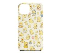 Aesthétique drôle d'oie Mignon Motif de Canard Fermier sur Beige Coque pour iPhone 13
