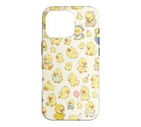 Aesthétique drôle d'oie Mignon Motif de Canard Fermier sur Beige Coque pour iPhone 16 Pro
