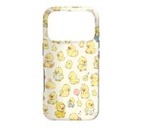 Aesthétique drôle d'oie Mignon Motif de Canard Fermier sur Beige Coque pour iPhone 17 Pro