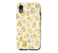Aesthétique drôle d'oie Mignon Motif de Canard Fermier sur Beige Coque pour iPhone XR