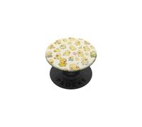 Aesthétique drôle d'oie Mignon Motif de Canard Fermier sur Beige PopSockets PopGrip Adhésif