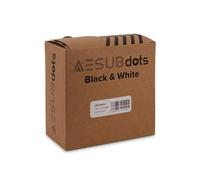 AESUB Dots Points de référence pour numérisation 3D, marqueurs réfléchissants diffuse & rétro (8 mm, noir et blanc)