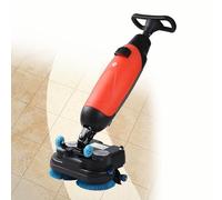 AETEREOS Autolaveuse Verticale et Aspirateur Nettoyeur Sol, Design Compact, Double Brosse Rotative 360°, Nettoyage en Profondeur pour Carrelage et Parquet Red-220V