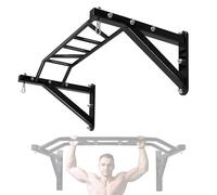 AETEREOS Barre de Traction Murale Multi-Prise, Station d'Entraînement Multifonctionnelle de 120 Cm de Large, Capacité de Charge de 400 Kg, pour Salle de Sport à Domicile Standards