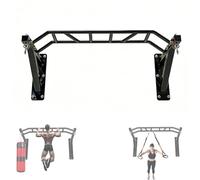 AETEREOS Barre de Traction Murale Multifonctionnelle Ultra-Résistante, Barre de Traction Multi-Prise, Station de Dips Robuste pour Entraînement à Domicile et en Intérieur Reinforcement