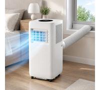AETEREOS Climatiseur Mobile 13000 BTU, Contrôle Télécommande, Silencieux <48 DB, Minuterie 24 H, Kit Fenêtre, Idéal pour Pièces Jusqu’à 30 m² 4000W