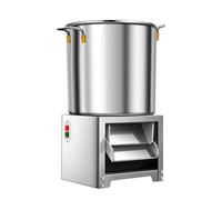 AETEREOS Hachoir à Légumes électrique Professionnel, Robot Culinaire Robuste, Broyeur en Acier Inoxydable De 1800 W, pour La Préparation D'aliments pour Volailles Et Animaux 110V-1200W