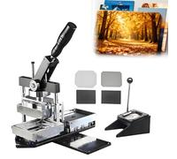 AETEREOS Kit de Presse Magnétique | Machine à Fabriquer des Aimants de Réfrigérateur avec Massicot et 100 Pièces de Fournitures | Kit de Fabrication d'Aimants de Réfrigérat FullSet80*53